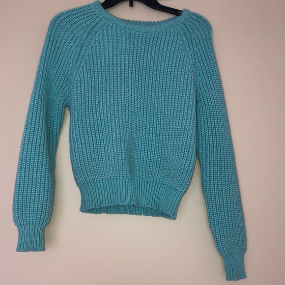 Sweaters - Super chunky blue sweater!!
